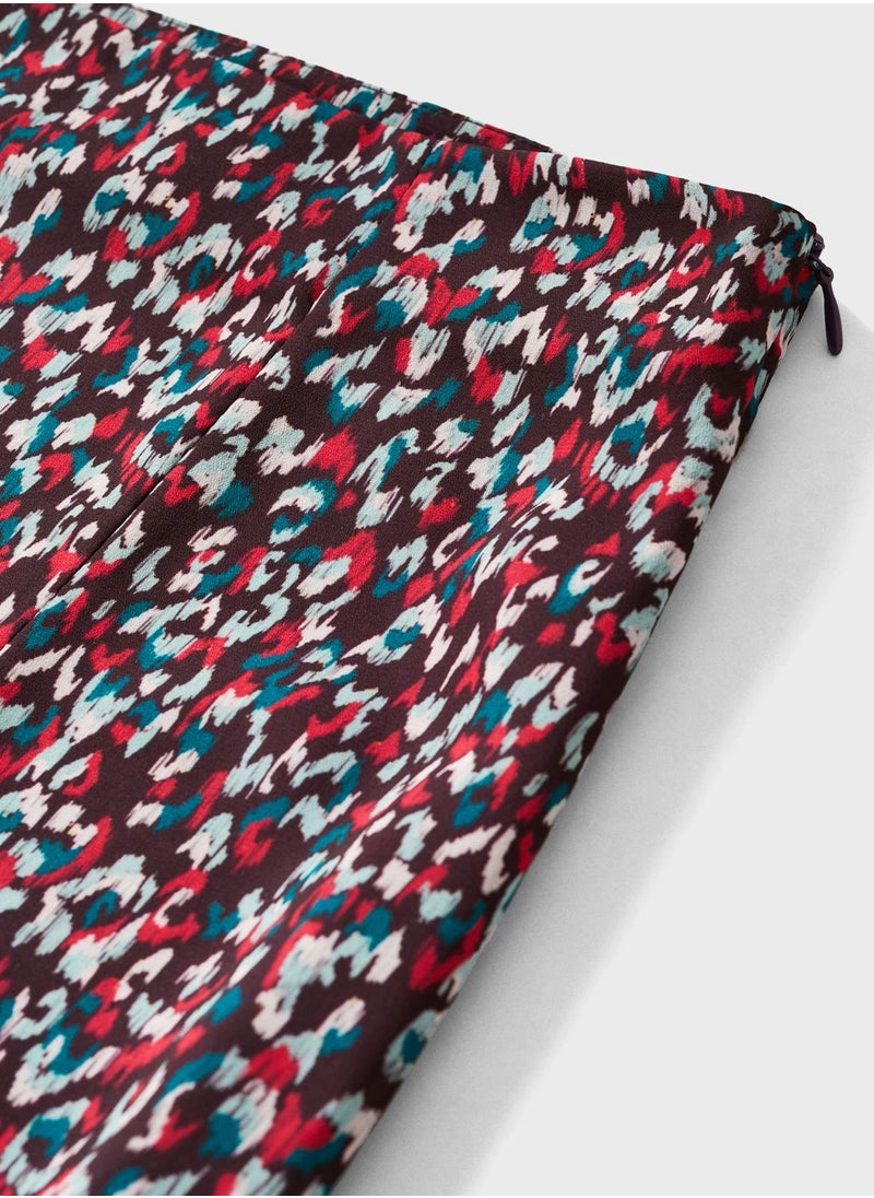MANGO - Kids Geo Print Skirt - Image 1