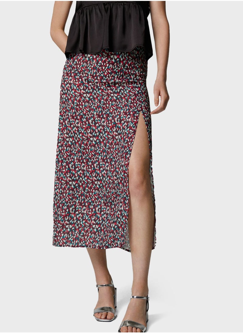 MANGO - Kids Geo Print Skirt - Image 1