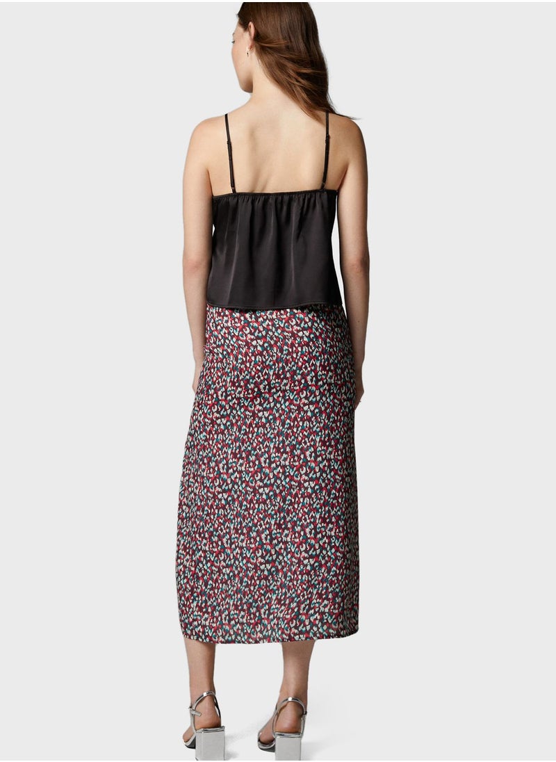 MANGO - Kids Geo Print Skirt - Image 1