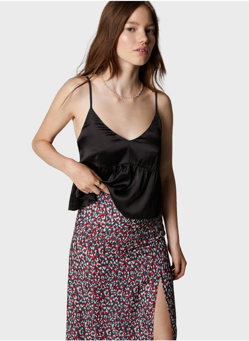 MANGO - Kids Geo Print Skirt - Image 1