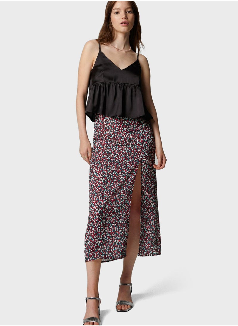 MANGO - Kids Geo Print Skirt - Image 1