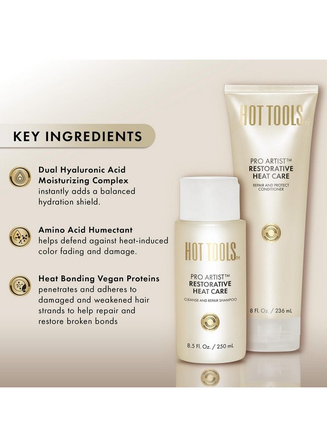 Hot Tools ™ Pro Artist Heat Protection Shampoo And Conditioner Set | Cleanse, Repair And Strengthen Heat-Styled Hair - Image 2