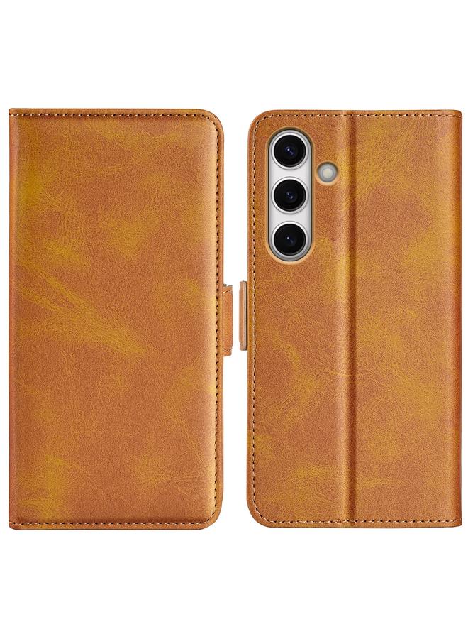 اس-توب جراب لهاتف Samsung Galaxy S24 FE 5G بمشبك مغناطيسي مزدوج الجوانب وغطاء جلدي أفقي قابل للطي - Image 1