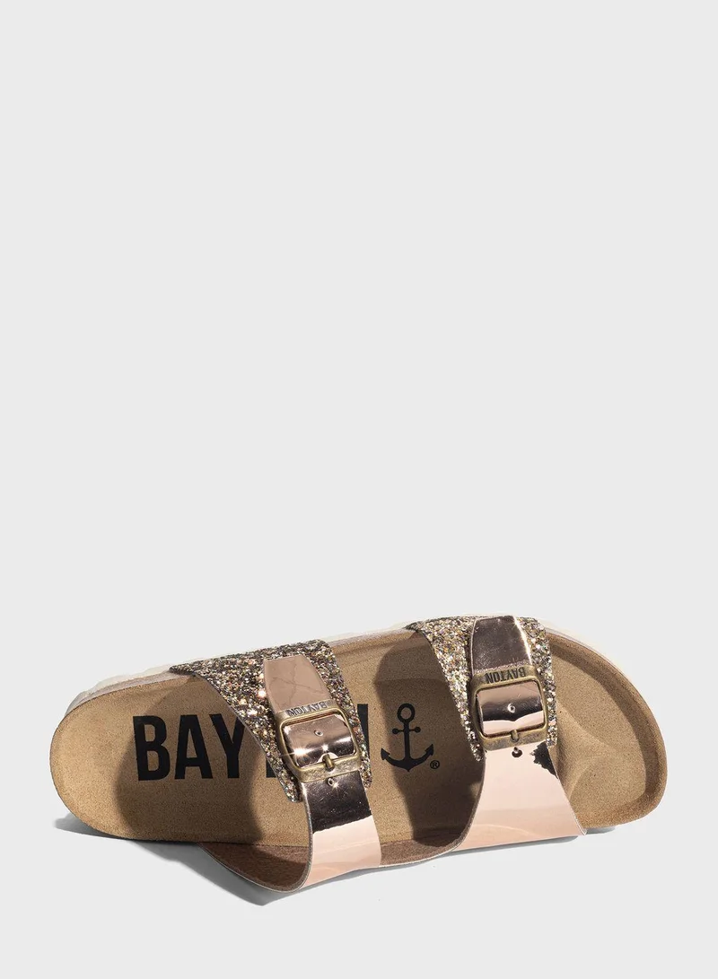 BAYTON Ilithyie Double Strap Flat Sandals