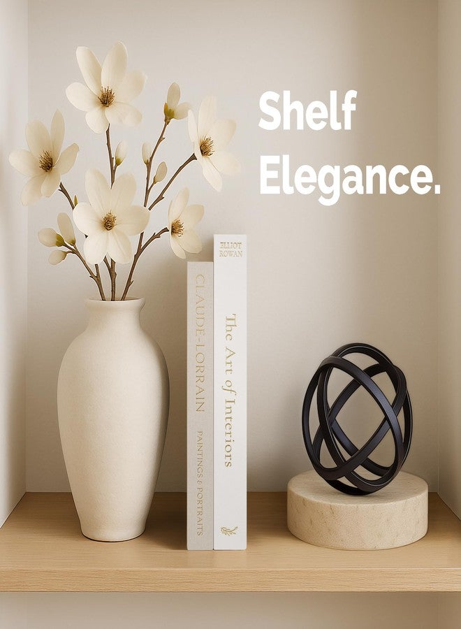 Vine Creations Decorative Books - Set of 2 Linen Hardcover Boxes with Storage - Aesthetic Fake Books for Decoration for Home, Shelf, Bookshelf Decor, Coffee Table Decor, as Storage or Keepsake Box - Image 2