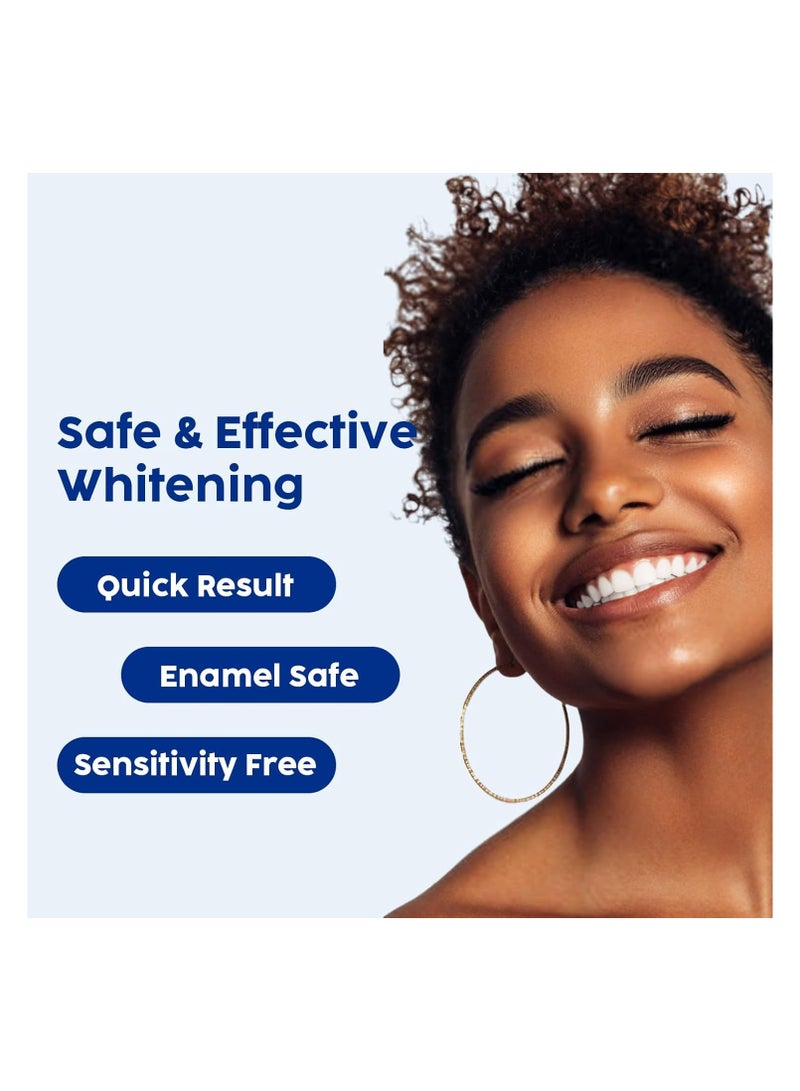 SYOSI شرائط تبييض الأسنان، 28 شريط تبييض حساس للأسنان الحساسة، شرائط بيضاء فائقة، آمنة على المينا، غير قابلة للانزلاق، مبيض أسنان محترف لإزالة بقع الأسنان، نتائج سريعة - Image 5