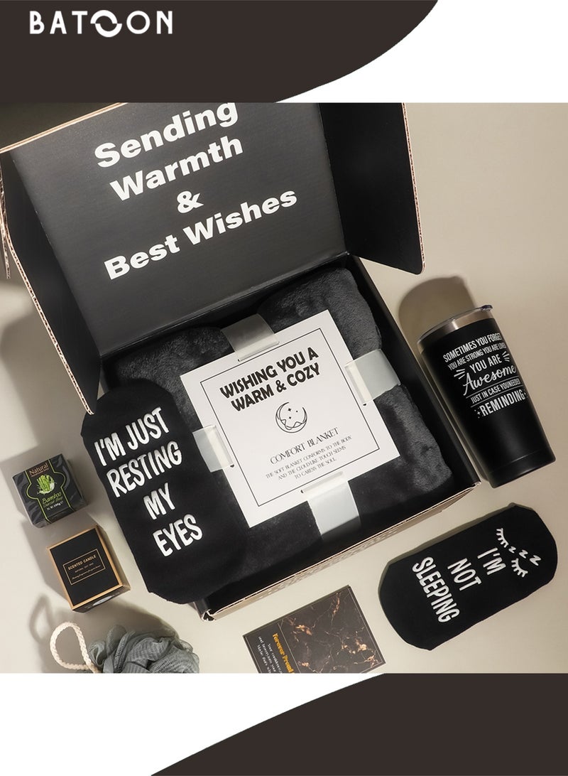 Batoon Men's Gift Basket-Birthday Gift Box Set Men's Gift Men's High-end Care Gift Friendship Gift Suitable for All Festivals - Image 2