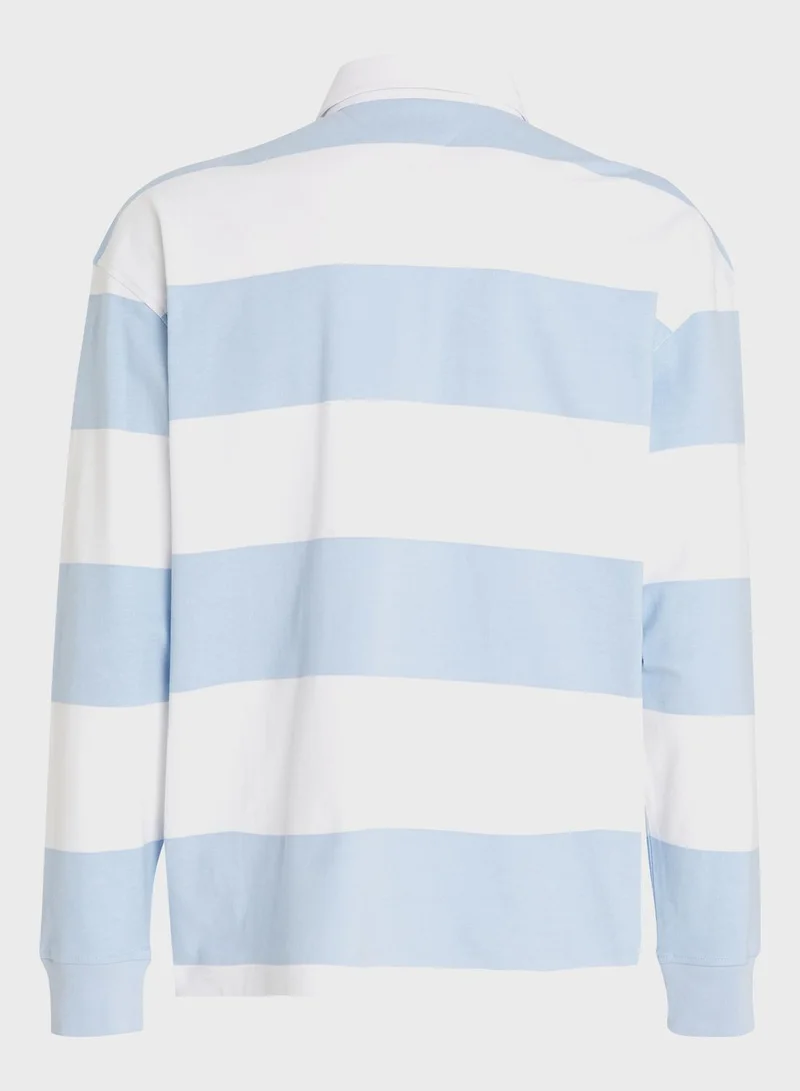 TOMMY JEANS Stripe Polo