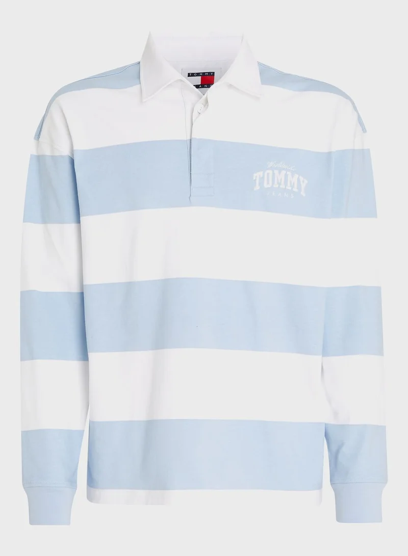 TOMMY JEANS Stripe Polo