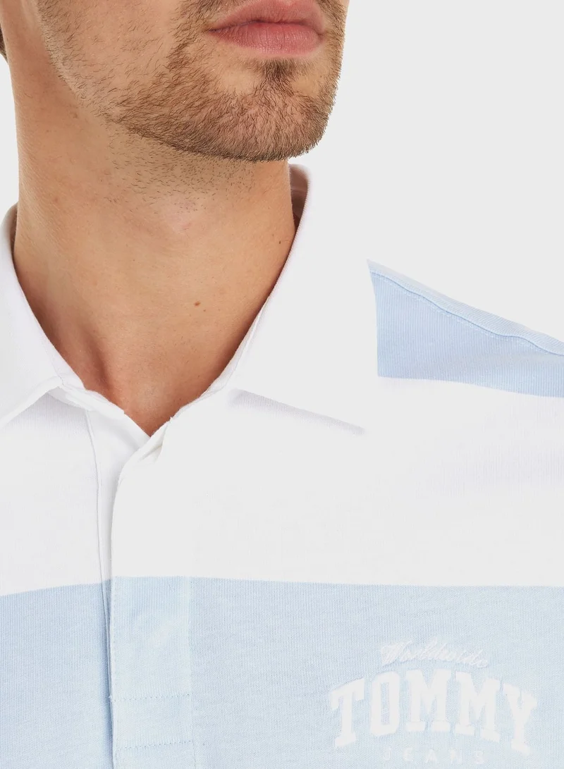 TOMMY JEANS Stripe Polo