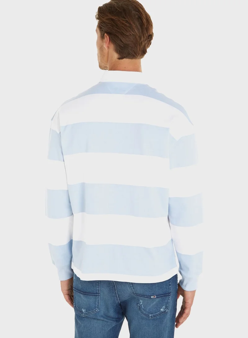 TOMMY JEANS Stripe Polo