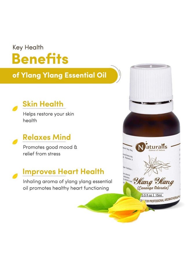 Naturalis Essence Of Nature Ylang Ylang Essential Oil For Hair And Skin Care - 15Ml  - Image 2
