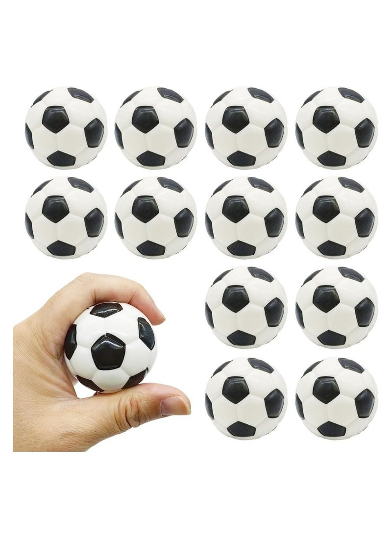 NQOOH - 12 Piece Mini Soccer Stress Ball Set Hand Squeeze Toy for Stress Relief Ideal Party Favour Birthday and Achievement Gift - Image 1