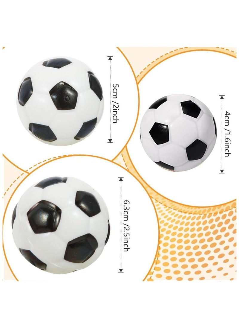 NQOOH - 12 Piece Mini Soccer Stress Ball Set Hand Squeeze Toy for Stress Relief Ideal Party Favour Birthday and Achievement Gift - Image 1