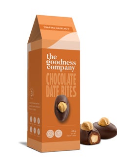 The Goodness Company Toasted Hazelnut Chocolate Date Bites (Vegan, No Added Sugar) 45g  - Image 1