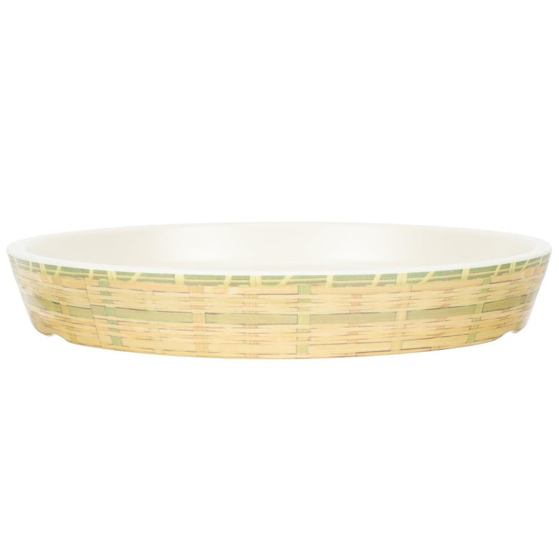 White Ceramic Snack Platter Set with Dipping Sauce Bowl for Appetizers and Dry Fruits - Image 2
