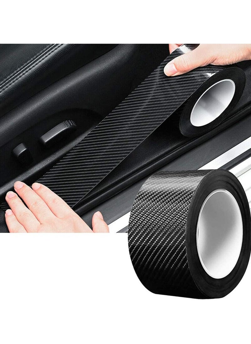 Car Door Edge Guards, Scratch Cover Sill Protector Bumper 5D Carbon Fiber Wrap Film Automotive Self-Adhesive Anti-Collision Fits for Most Cars (1.2In x 33Ft, Black) - pzsku/Z6C6408B9815B80E6D17DZ/45/_/1666365802/ec68aa59-84e6-4a5c-ac41-b683dd041762