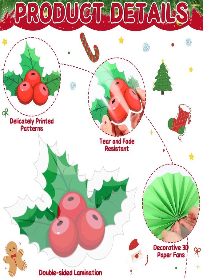 Funrous Christmas Bulletin Board Decorations Nativity Bulletin Board Set Feliz Navidad Spanish Christmas Decorations Nativity Scene Christian Religious Jesus Birth Cutout Border Church Sunday School - Image 3