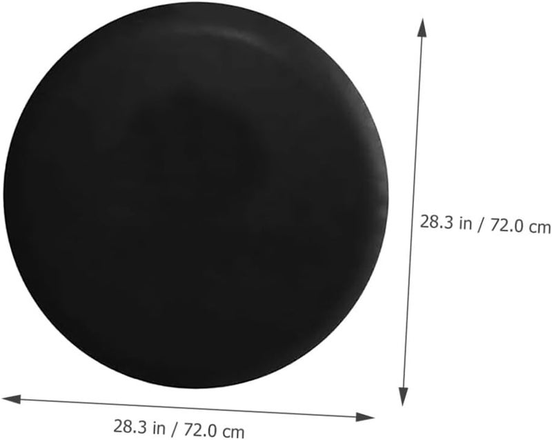 FUOYLOO PVC Waterproof Spare Tire Cover 15 Inch Universal Tire Protector for Trailer Rv SUV Truck, UV Resistant Dustproof Wheel Cover Suitable for Outdoor Use - Image 2