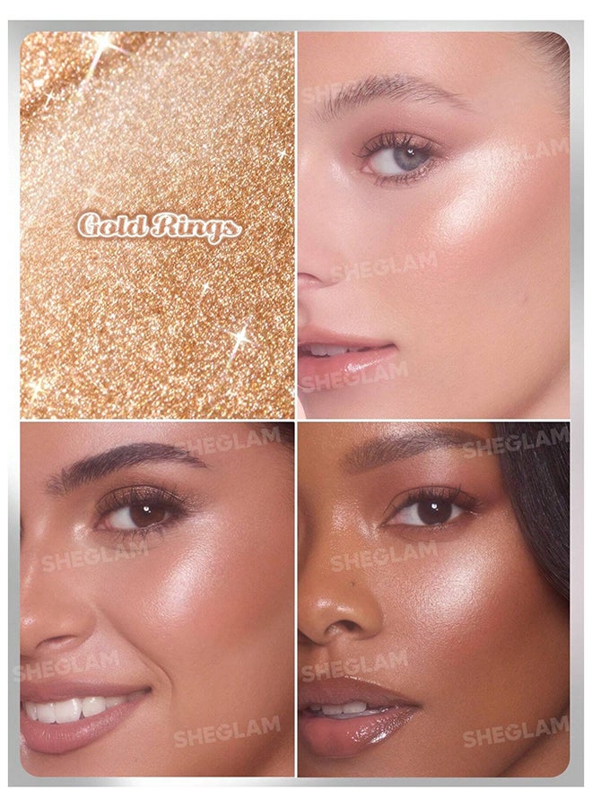 شيجلام Buttery Bling Highlight Stick-Gold Rings Gold Rings - Image 3