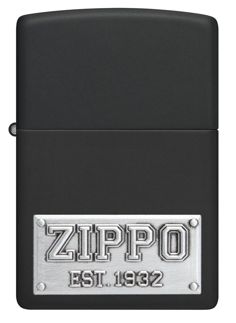 48689 218 Zippo License Plate Black Matte Windproof Lighter - pzsku/Z6C64584DC73A2F975A23Z/45/_/1729746121/b240c78e-0841-4150-8700-52752f2e5aa5