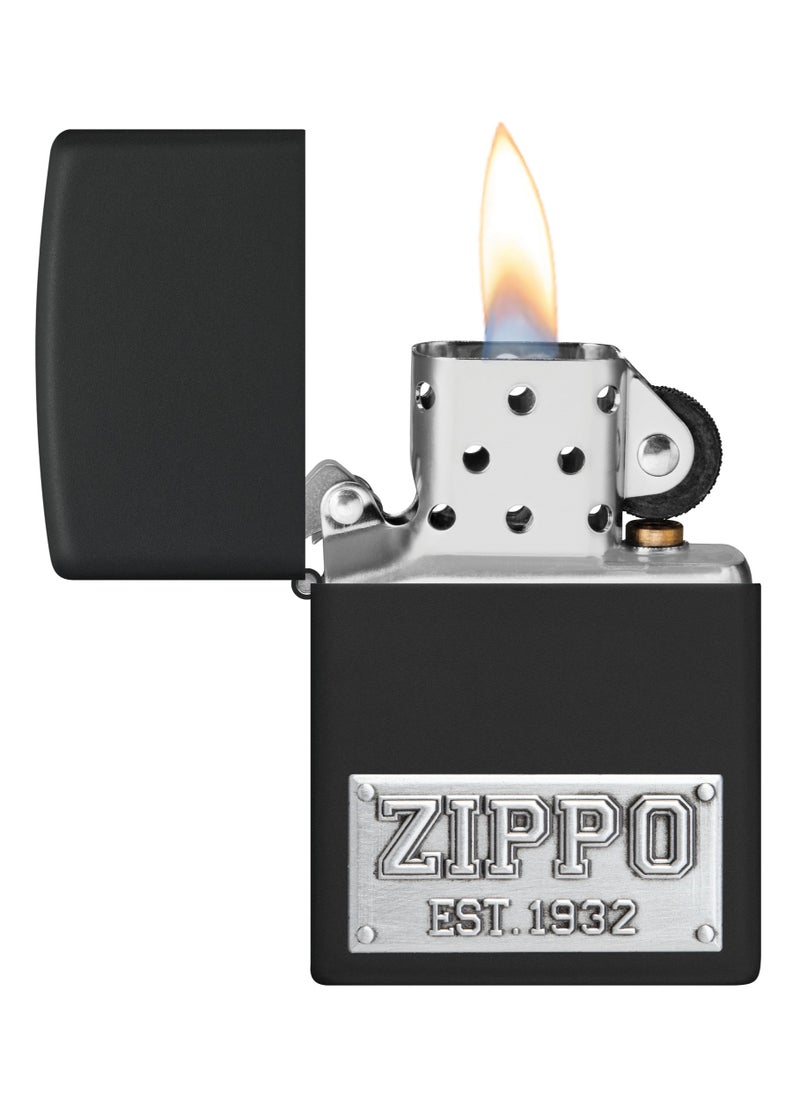 48689 218 Zippo License Plate Black Matte Windproof Lighter - pzsku/Z6C64584DC73A2F975A23Z/45/_/1729746131/4220aa04-6883-4510-9b1d-c88868755d76