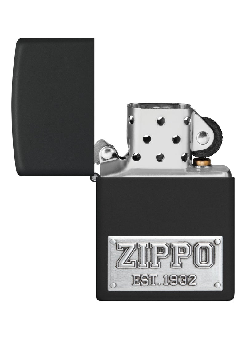 48689 218 Zippo License Plate Black Matte Windproof Lighter - pzsku/Z6C64584DC73A2F975A23Z/45/_/1729746141/65f96b4f-7c3e-407f-a4d1-8e2a6a5ee65d