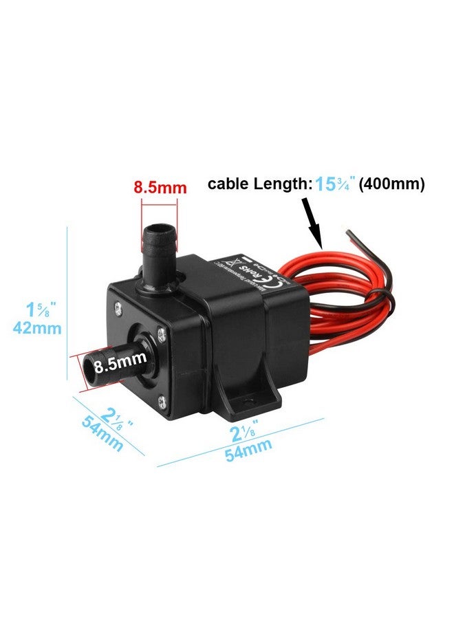 MOUNTAIN_ARK DC 12V Mini Submersible Water Pump 63 Gal Pump for Aquarium Fish Tank Hydroponic Fountains - Image 4