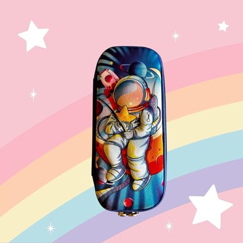 Rarejoy Pencil Case Pouch Bag for Boys & Girls Students School Kids with Zip Closure Stationary Return Gift, Set of 6 Multicolour - Image 2