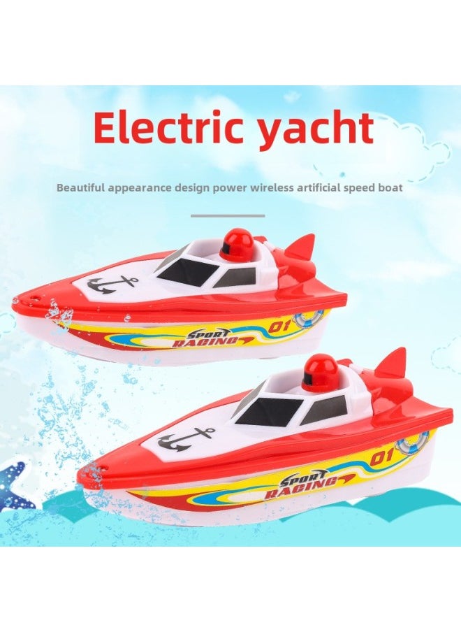Generic - Electric Boat Toy Electric Speedboat Children's Stall Square Water Swimming Motor Boat Boat Swimming Pool Wholesale-Color:Electric Swimming Boat - Image 1