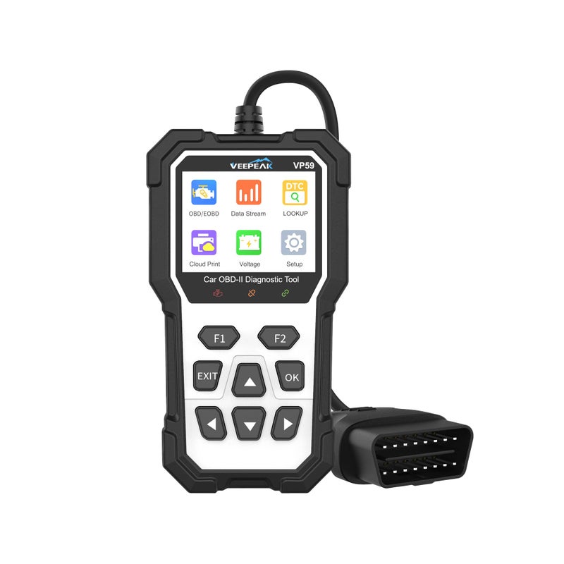 Veepeak OBD2 Scanner Diagnostic Tool with Reset Auto Check Engine Code Reader for 1996 Cars  Light Trucks Carrying Case Included