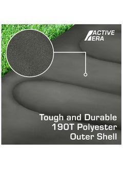 ACTIVE ERA Era Premium Envelope Sleeping Bag For Adults And Kids, Lightweight & Warm For Traveling, Camping, Hiking, Indoor & Outdoor Activities - Rectangle, 190 X 75 Cm - Black  - Image 4