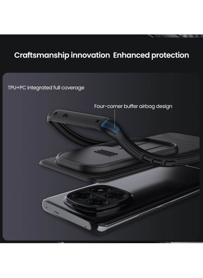 Nillkin CamShield Pro Case for Redmi Note 14 Pro with Slide Camera Cover, Drop Protection Shockproof Bumper, Anti-slip and Scratch Slim Phone Case - Image 5