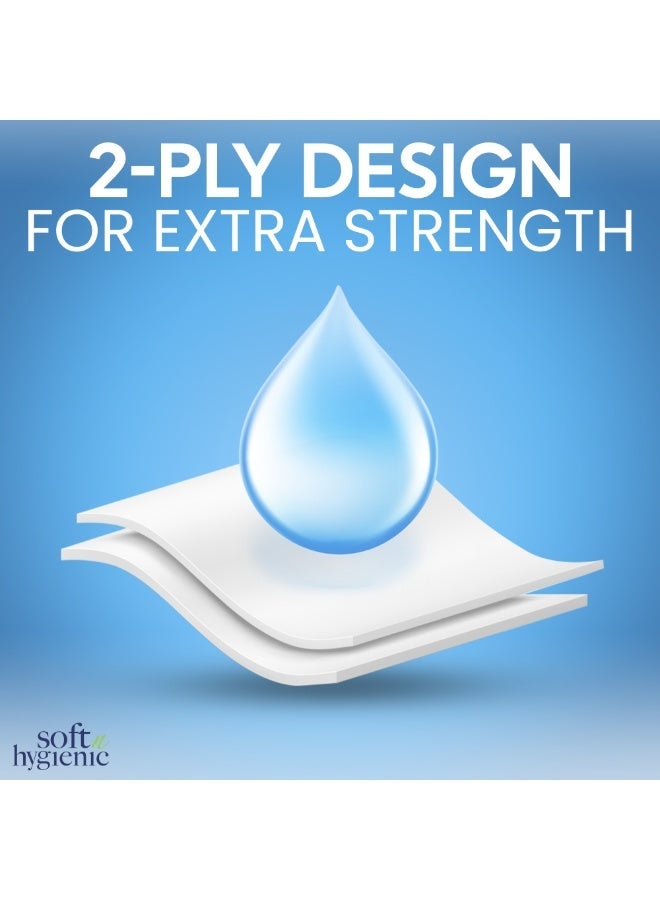 إس إن إتش باكينج مناديل وجه **Soft N Hygienic Nylon**، **عبوة من 10 علب**، تحتوي كل علبة على **200 ورقة** ناعمة ومنفوشة، مع **تغليف نايلون** لكل عبوة. - Image 4