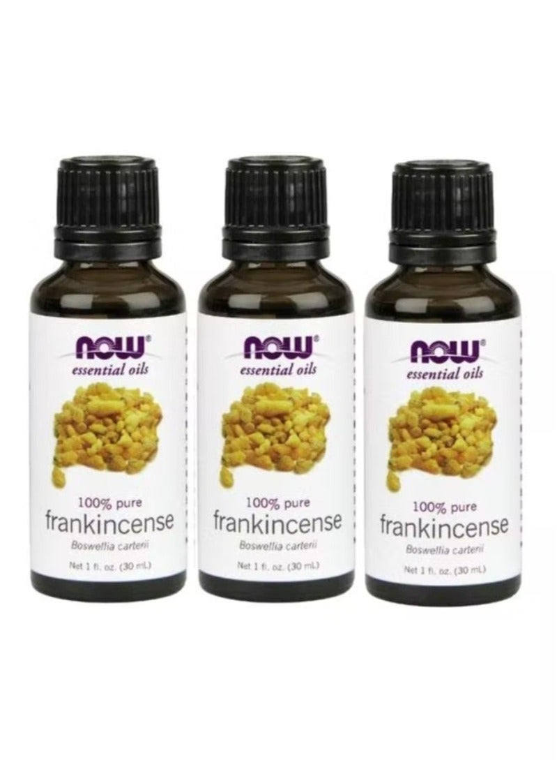 Now Essential Oils 3-Piece Pure Frankincense Essential Oil Set 3x1ounce - Image 1