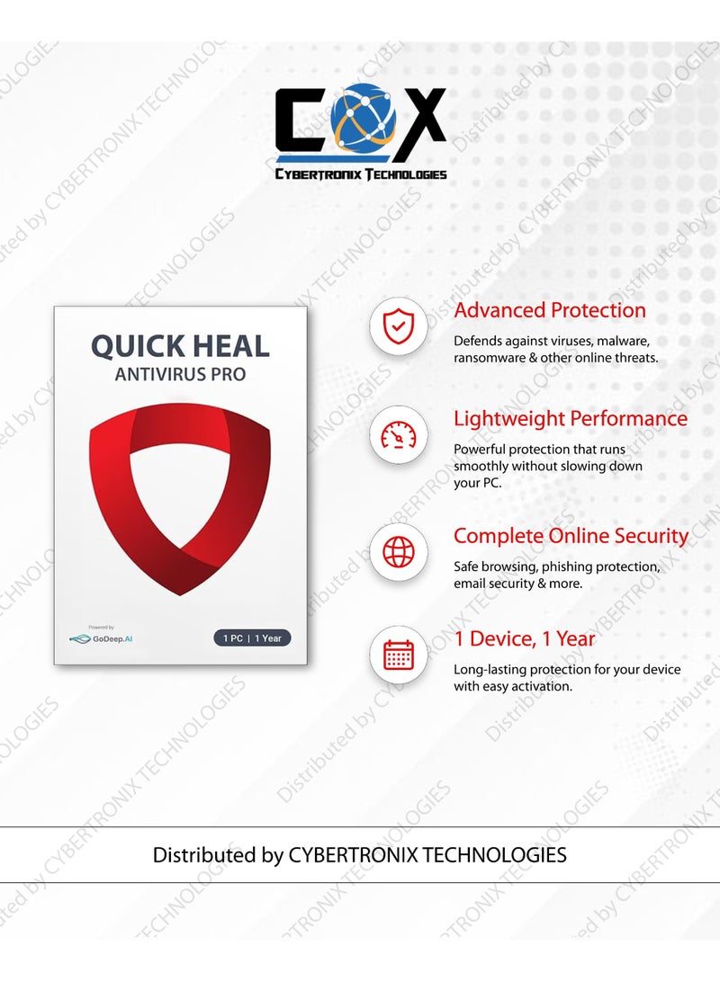 Quick Heal Office 365 Lifetime Account for 1 Device  (Windows, Android, MAC, iOS & Online) + Quick Heal Antivirus Pro for 1 Window Device 1 Year | Digital Subscription | SAME DAY DELIVERY - Image 3