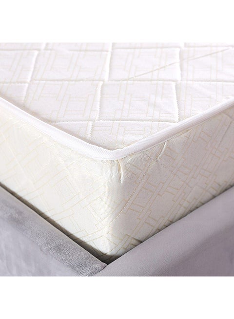Dream Spine Fit Foam Queen Mattress Firm Feel Ortho Medical White 200x150x15cm