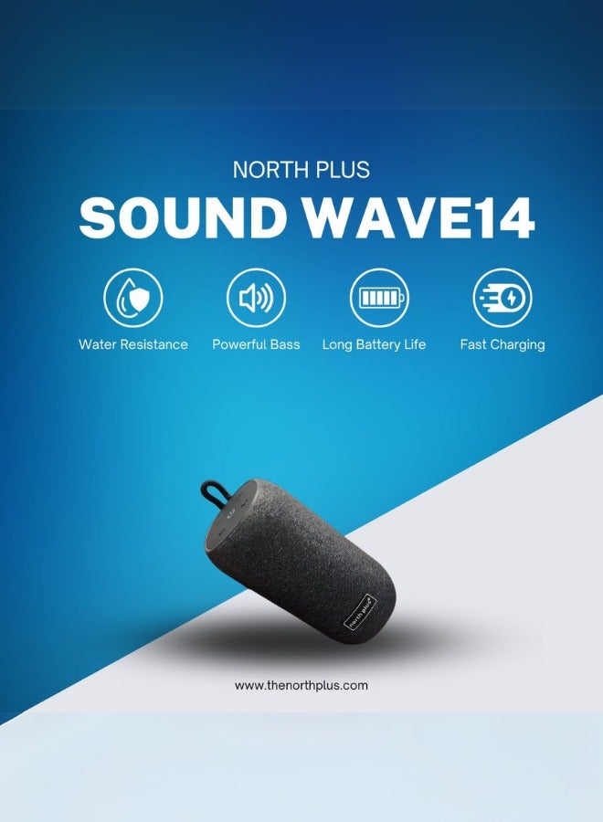 North Plus SoundWave14 Portable Bluetooth Speaker - Image 3
