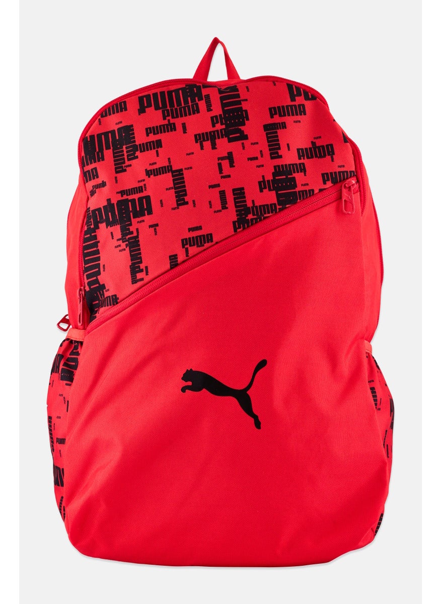 PUMA Men Brand Logo Backpack, Red  - Image 1