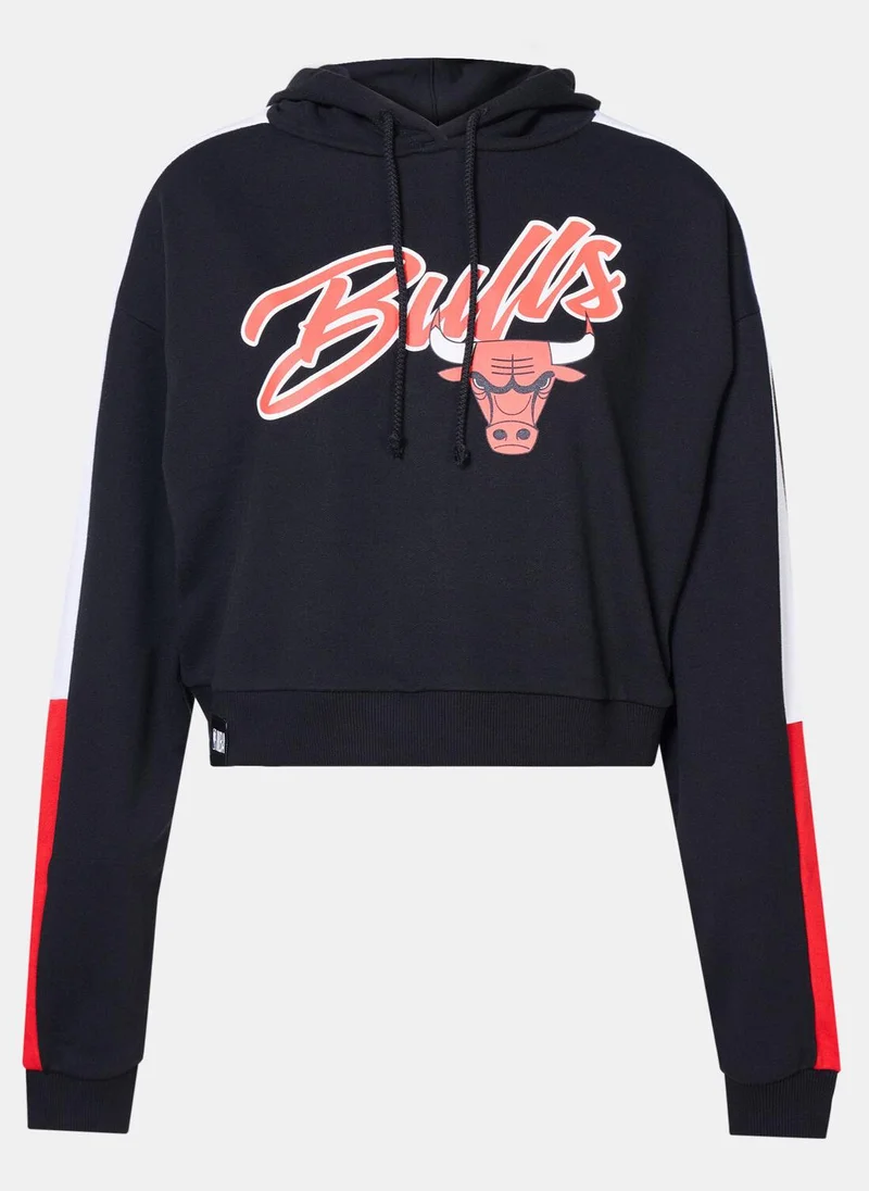 NEW ERA Women's NBA Chicago Bulls Colourblock Hoodie
