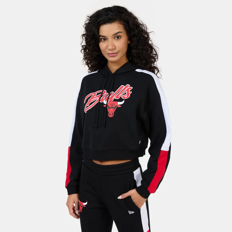 NEW ERA Women's NBA Chicago Bulls Colourblock Hoodie