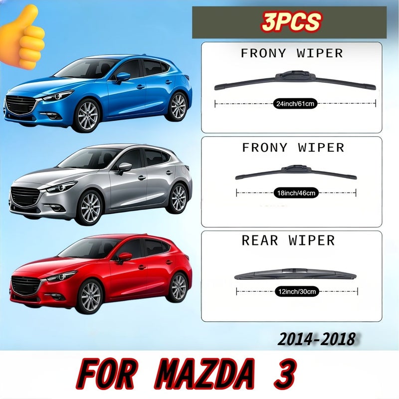 All Season Replacement Wiper Blade Kit 24 18 12B DA - Image 2