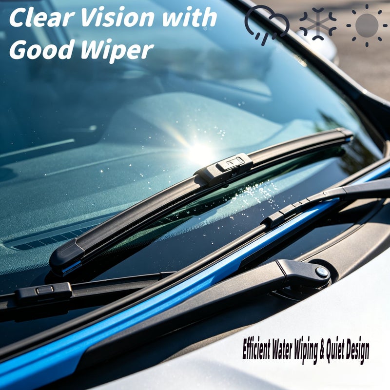 All Season Replacement Wiper Blade Kit 24 18 12B DA - Image 5