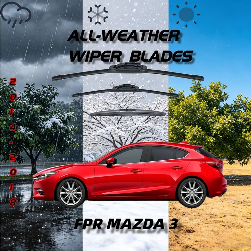 All Season Replacement Wiper Blade Kit 24 18 12B DA - Image 4