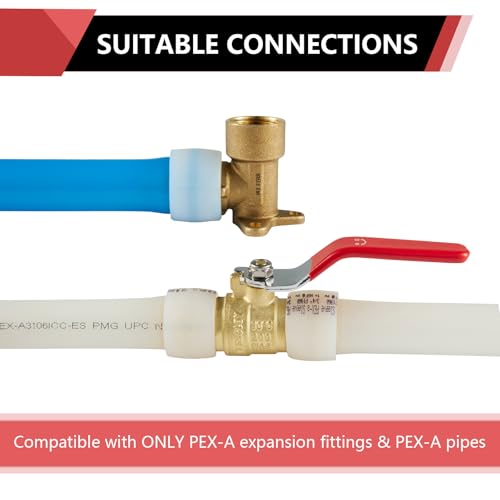 EFIELD (Pack of 50) EFIELD 1/2 Inch F1960 Expansion Rings/Sleeves for Pex A Piping System,(EXP-RING005-50PCS) - Image 4