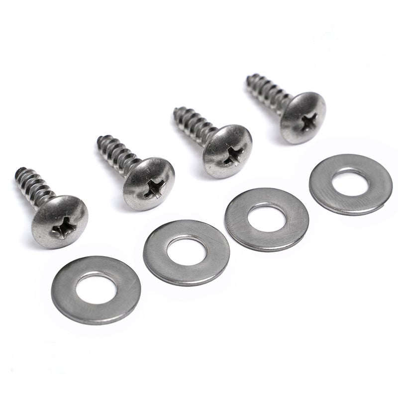 HPP Stainless Steel License Plate Screws Compatible with Subaru Models - Image 1