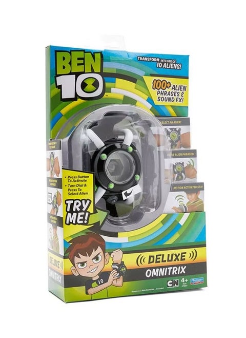 Alien Watch Deluxe Omnitrix Fun Filled Creative Porlonged Usage With Light And Sound For Boys 3x4x3cm