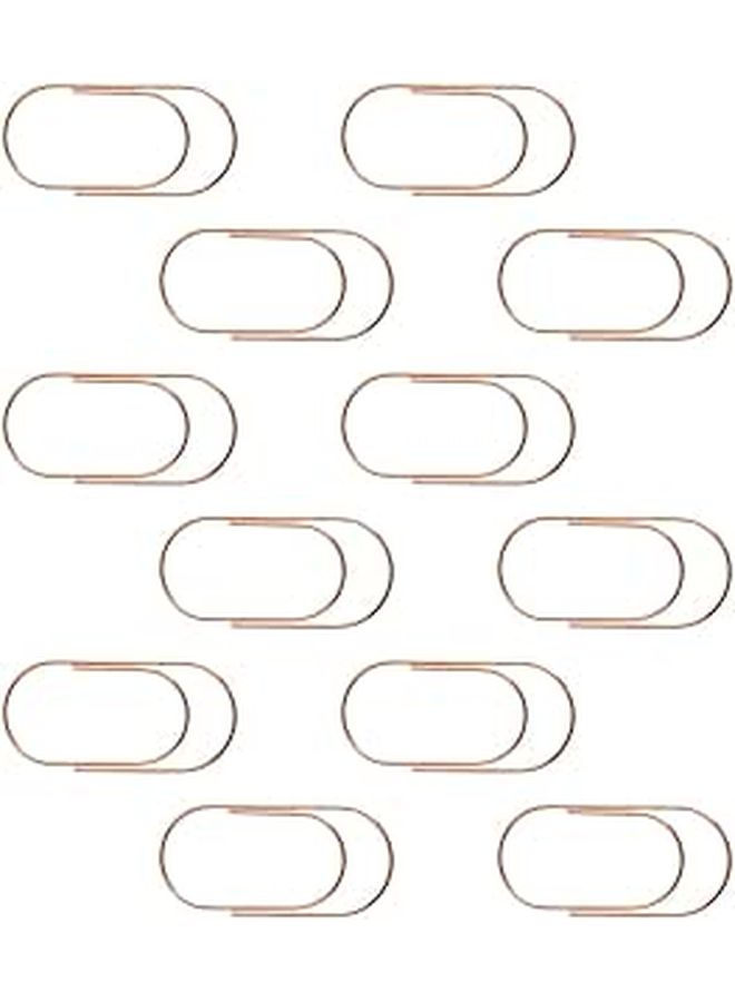 50mm Rose Gold Mixed Color Metal Paper Clips 20pcs for Office School Home - Image 1