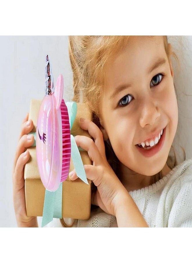 Artkingdome - Cute Unicorn Comb Toddler Hair Brush Detangling Antistatic Soft Massage For Girls Curly Straight Wet Dry Hair Brushes Hair Combs Gift 1Piece Pink - Image 1