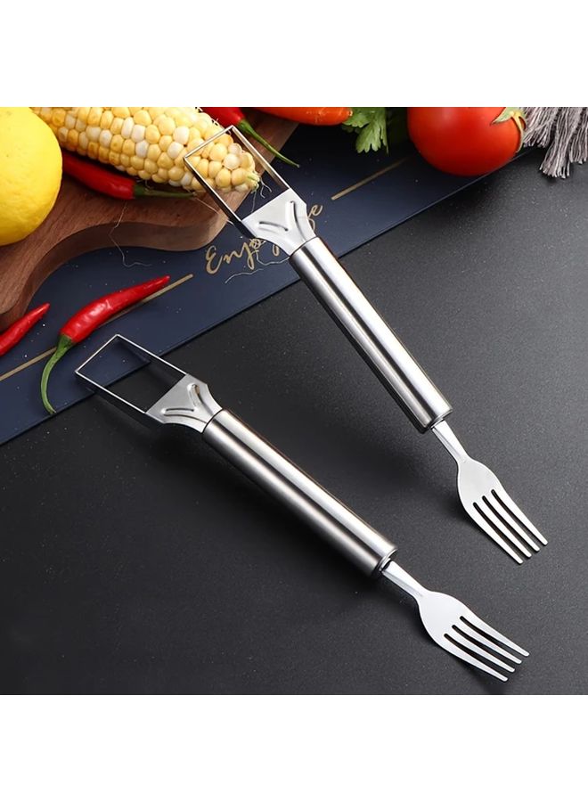 Double Head Melon Peeler Dual Function Stainless Steel Watermelon Slicer Tool - Image 2